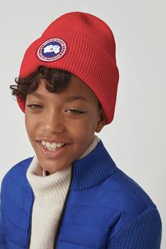 Accesorios Canada Goose Niños México - Arctic Gorros Rojos SF7345169